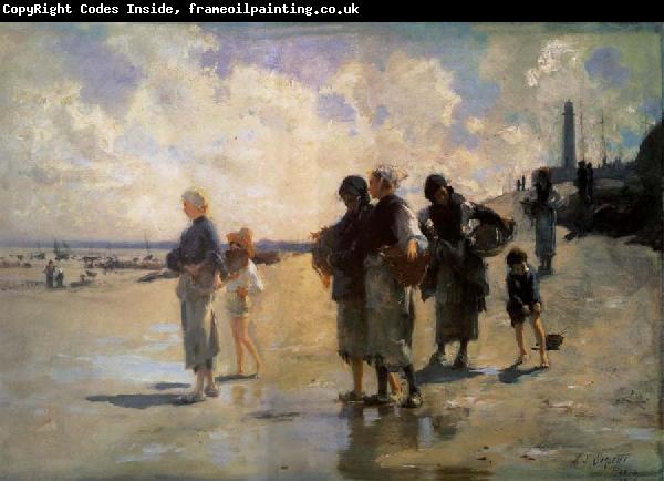John Singer Sargent THe Oyster Gatherers of Cancale